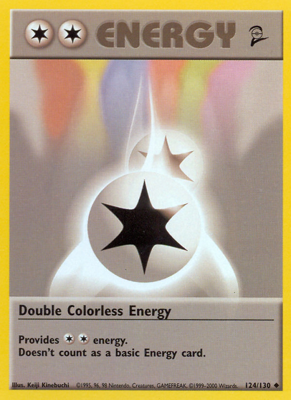 Double Colorless Energy (124/130) [Base Set 2] | Gam3 Escape