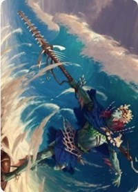 Tazeem Roilmage Art Card [Zendikar Rising Art Series] | Gam3 Escape