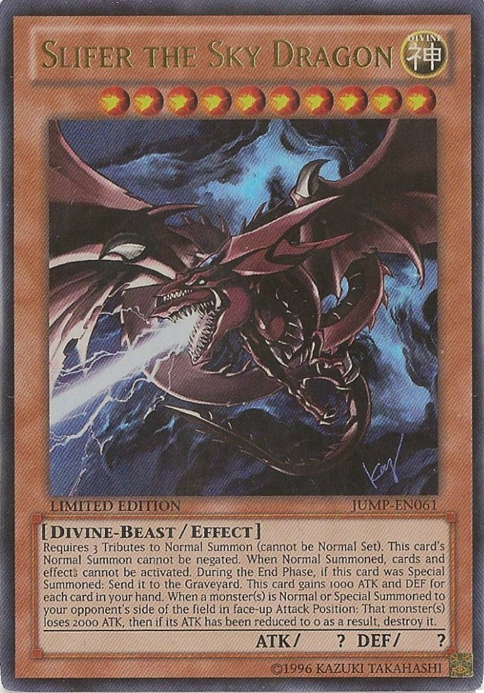 Slifer the Sky Dragon [JUMP-EN061] Ultra Rare | Gam3 Escape