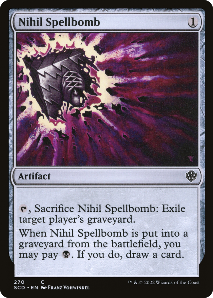 Nihil Spellbomb [Starter Commander Decks] | Gam3 Escape
