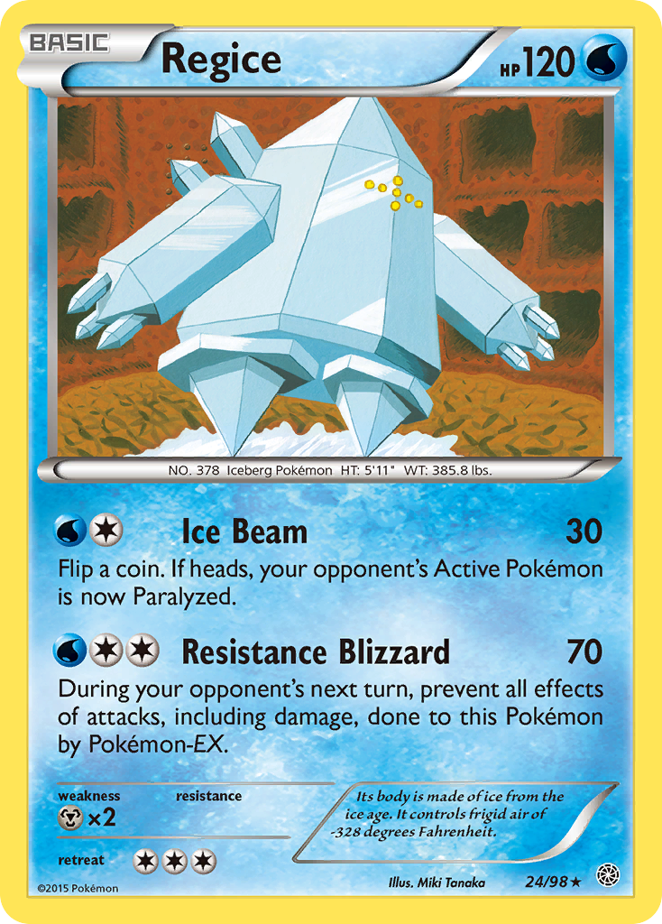 Regice (24/98) [XY: Ancient Origins] | Gam3 Escape