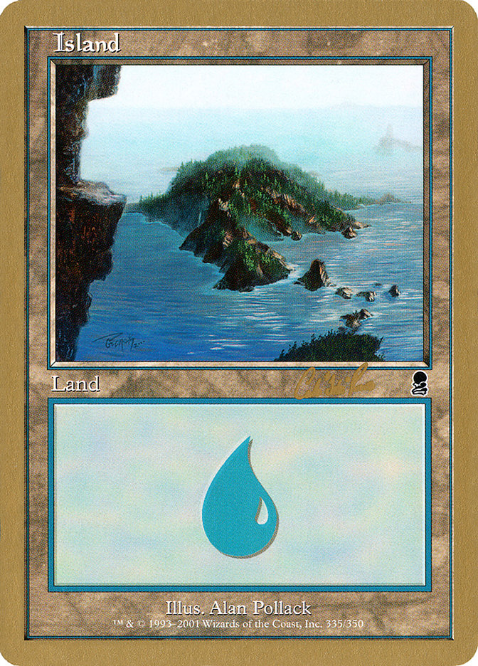 Island (cr335) (Carlos Romao) [World Championship Decks 2002] | Gam3 Escape