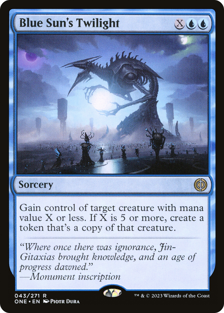 Blue Sun's Twilight [Phyrexia: All Will Be One] | Gam3 Escape