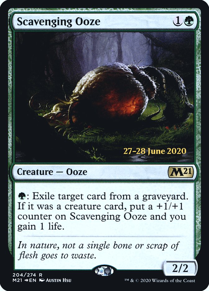 Scavenging Ooze  [Core Set 2021 Prerelease Promos] | Gam3 Escape