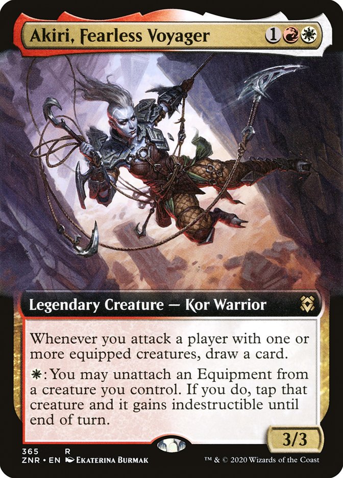 Akiri, Fearless Voyager (Extended Art) [Zendikar Rising] | Gam3 Escape