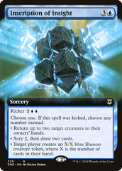 Inscription of Insight (Extended Art) [Zendikar Rising] | Gam3 Escape