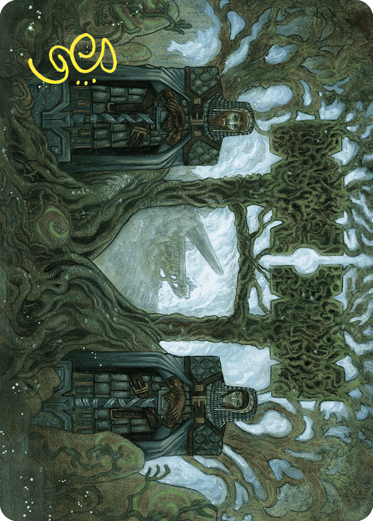 Court of Garenbrig Art Card (Gold-Stamped Signature) [Wilds of Eldraine Art Series] | Gam3 Escape