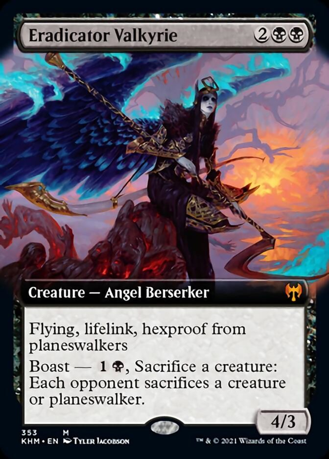 Eradicator Valkyrie (Extended Art) [Kaldheim] | Gam3 Escape