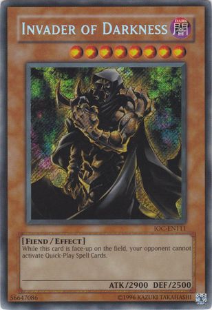 Invader of Darkness [IOC-EN111] Secret Rare | Gam3 Escape