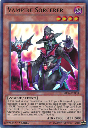 Vampire Sorcerer [MP14-EN151] Ultra Rare | Gam3 Escape