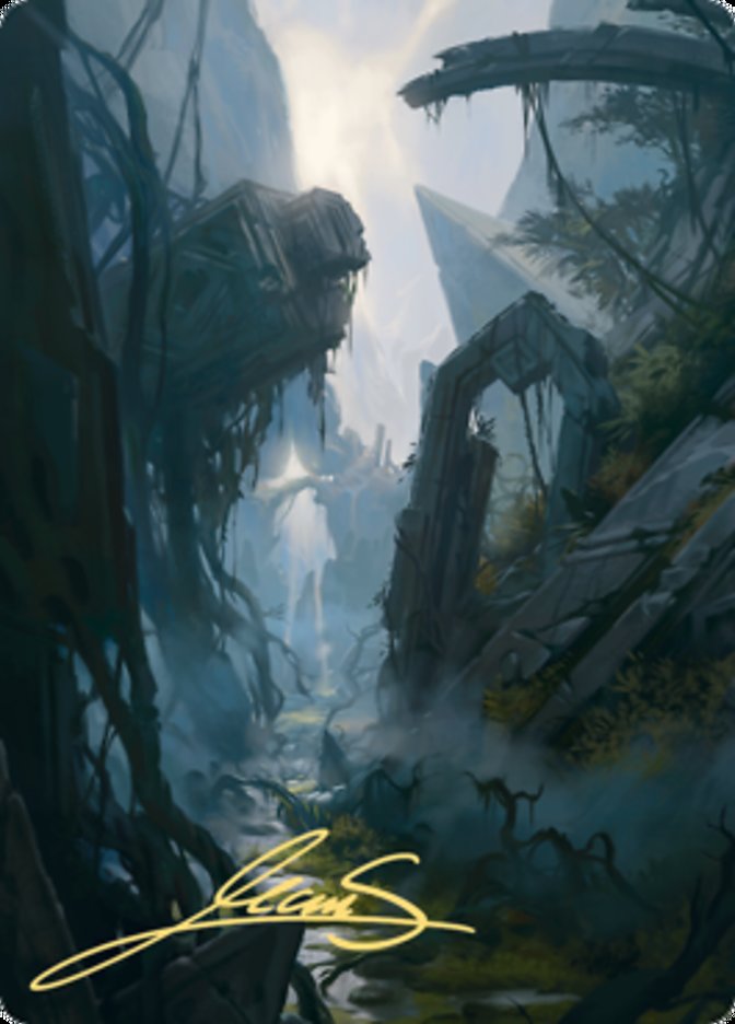 Swamp 2 Art Card (Gold-Stamped Signature) [Zendikar Rising Art Series] | Gam3 Escape