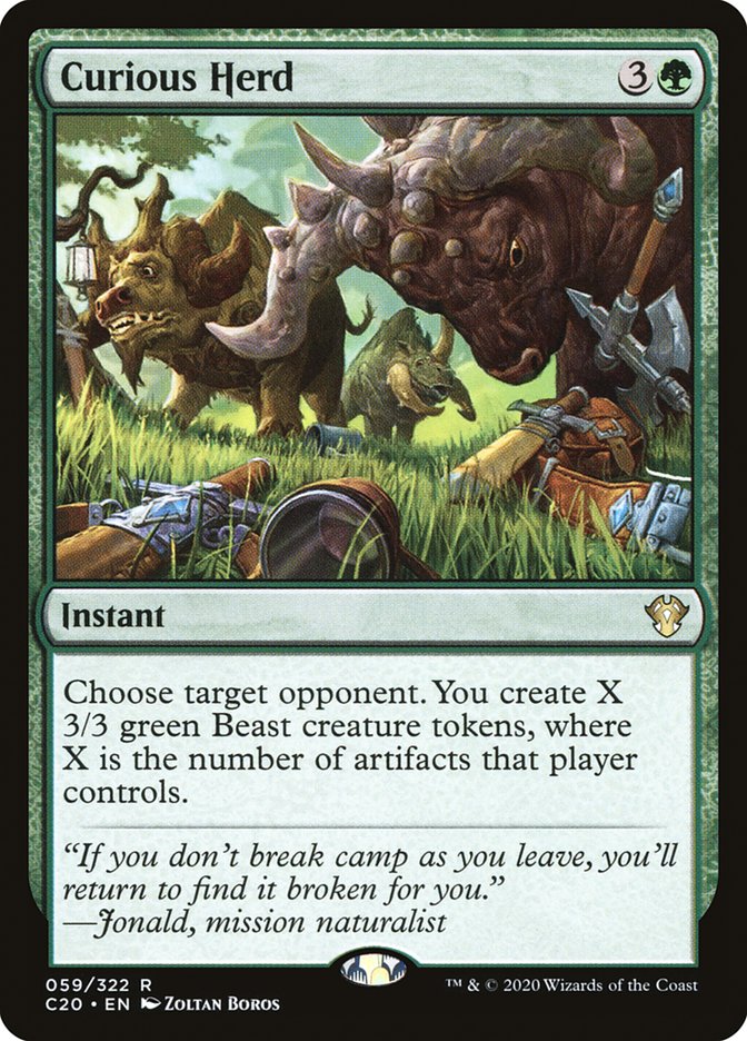 Curious Herd [Commander 2020] | Gam3 Escape
