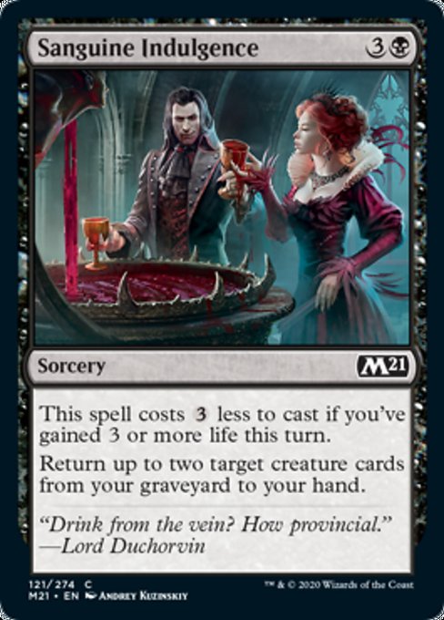 Sanguine Indulgence [Core Set 2021] | Gam3 Escape