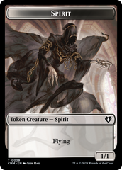 Spirit (0039) // Spider Double-Sided Token [Commander Masters Tokens] | Gam3 Escape