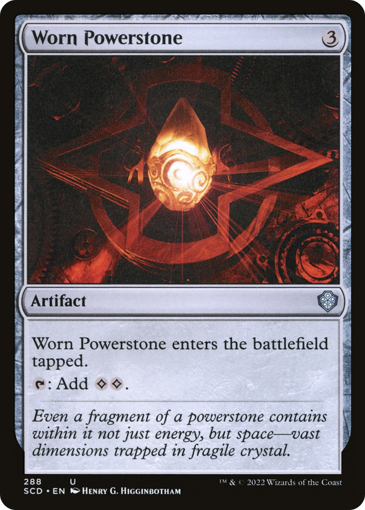 Worn Powerstone [Starter Commander Decks] | Gam3 Escape