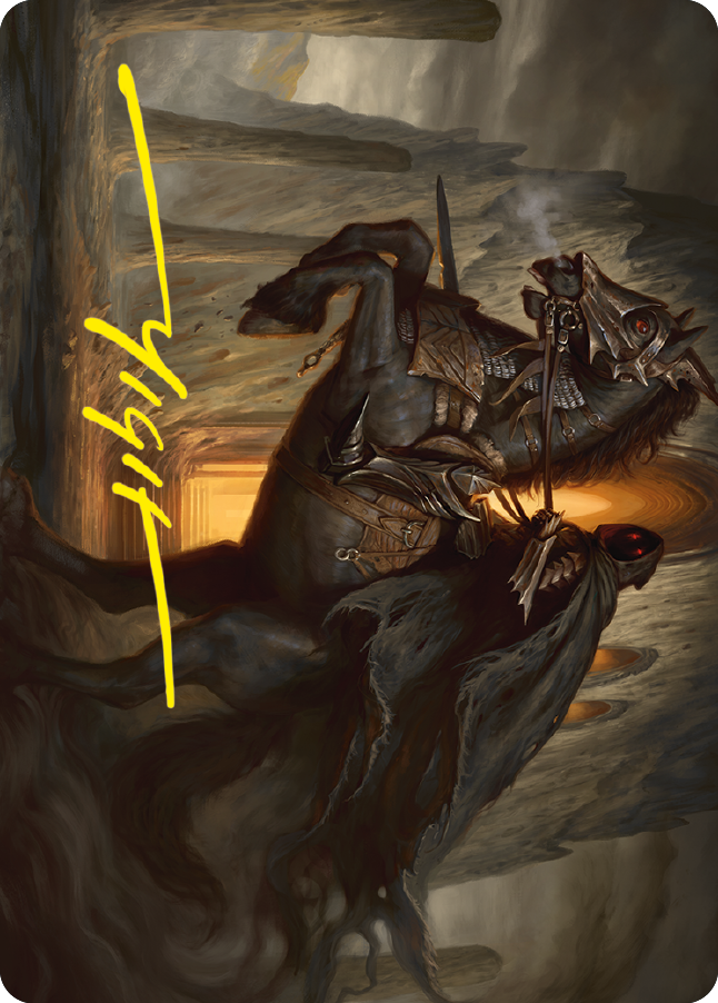 Nazgul Art Card (Gold-Stamped Signature) [The Lord of the Rings: Tales of Middle-earth Art Series] | Gam3 Escape
