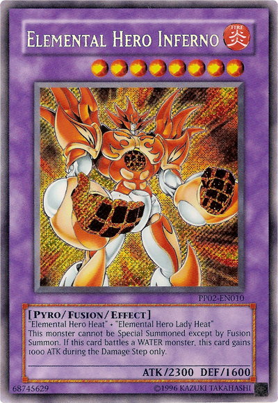 Elemental Hero Inferno [PP02-EN010] Secret Rare | Gam3 Escape