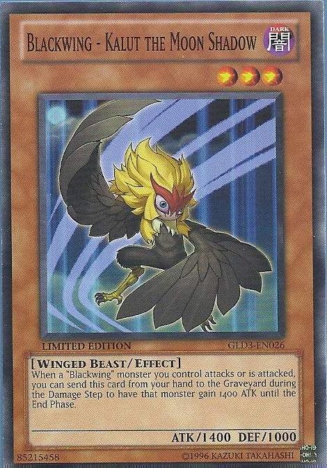 Blackwing - Kalut the Moon Shadow [GLD3-EN026] Common | Gam3 Escape