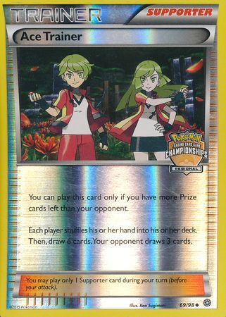 Ace Trainer (69/98) (Regional Championship Promo) [XY: Ancient Origins] | Gam3 Escape