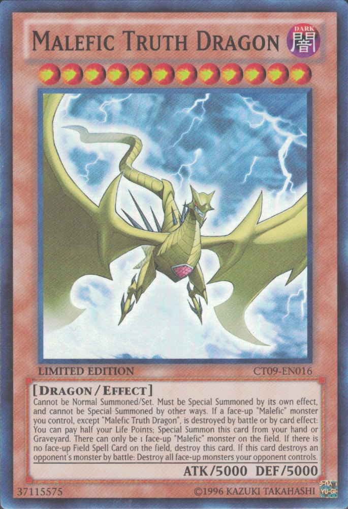 Malefic Truth Dragon [CT09-EN016] Super Rare | Gam3 Escape