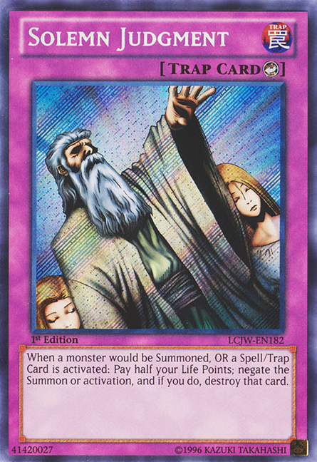 Solemn Judgment [LCJW-EN182] Secret Rare | Gam3 Escape