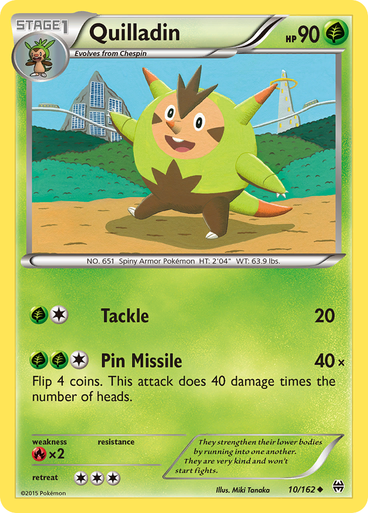 Quilladin (10/162) [XY: BREAKthrough] | Gam3 Escape