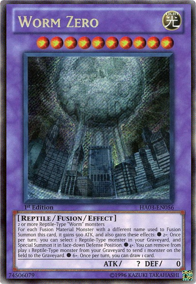 Worm Zero [HA03-EN056] Secret Rare | Gam3 Escape