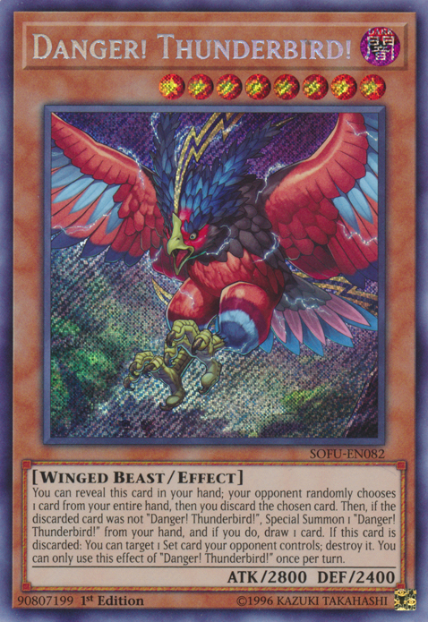 Danger! Thunderbird! [SOFU-EN082] Secret Rare | Gam3 Escape