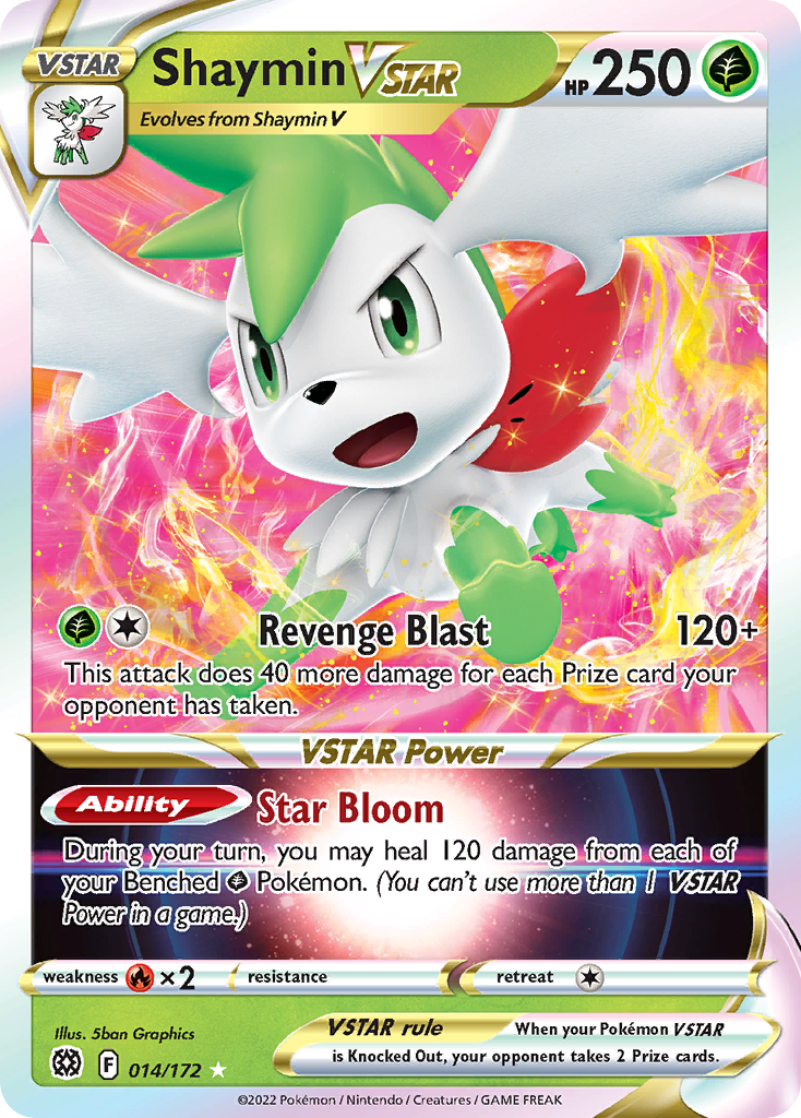 Shaymin VSTAR (014/172) (Jumbo Card) [Sword & Shield: Brilliant Stars] | Gam3 Escape