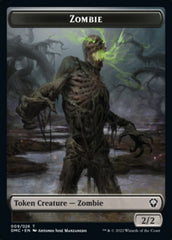 Saproling // Zombie Double-sided Token [Dominaria United Tokens] | Gam3 Escape