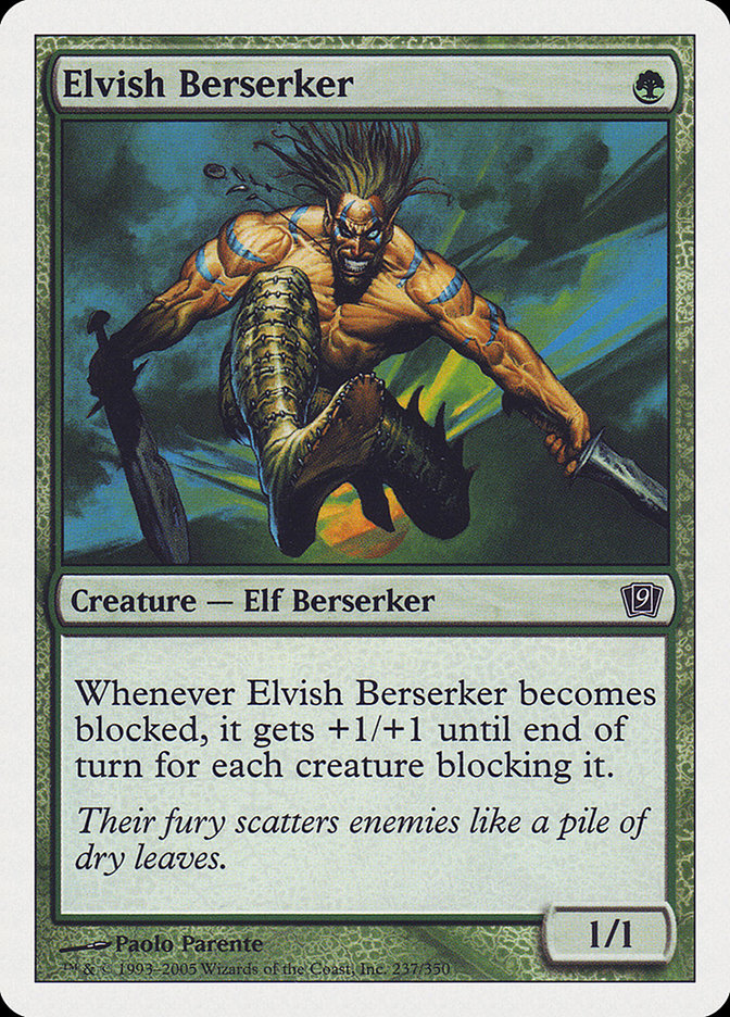 Elvish Berserker [Ninth Edition] | Gam3 Escape