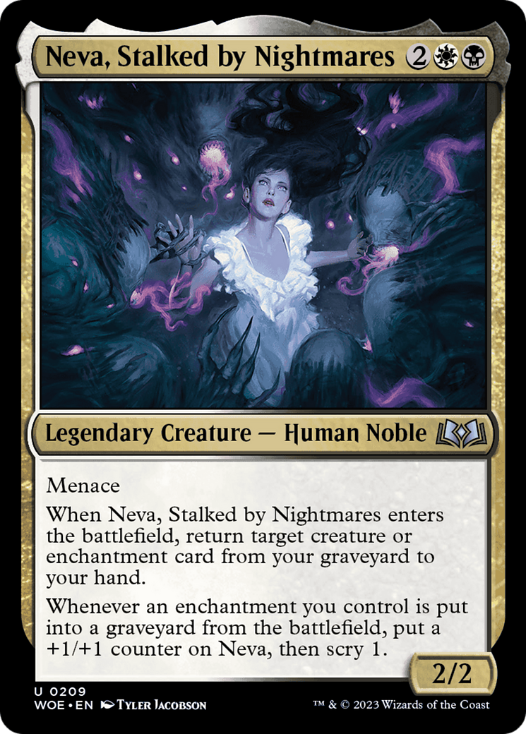 Neva, Stalked by Nightmares [Wilds of Eldraine] | Gam3 Escape