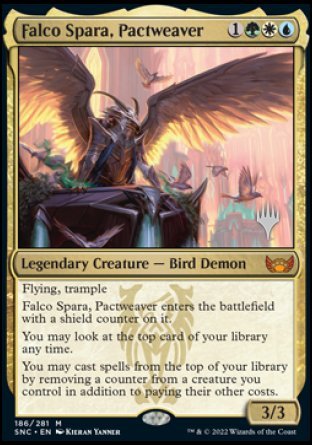 Falco Spara, Pactweaver (Promo Pack) [Streets of New Capenna Promos] | Gam3 Escape