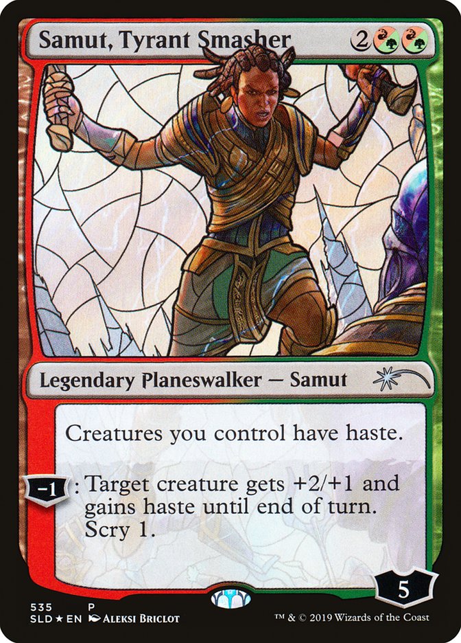 Samut, Tyrant Smasher (Stained Glass) [Secret Lair Drop Promos] | Gam3 Escape