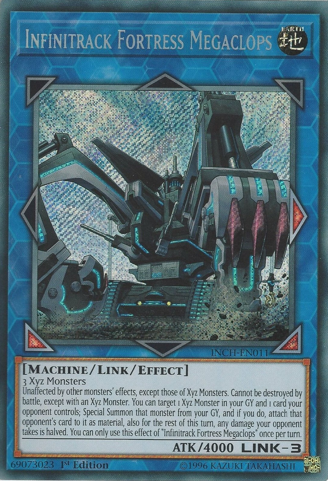 Infinitrack Fortress Megaclops [INCH-EN011] Secret Rare | Gam3 Escape