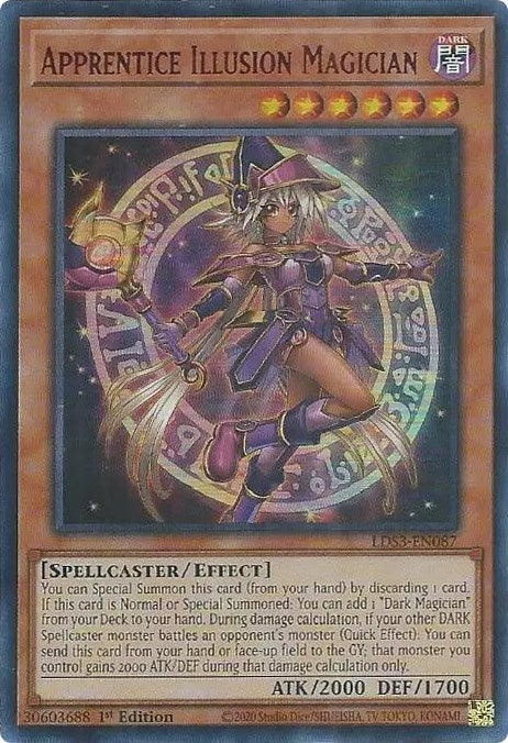 Apprentice Illusion Magician (Red) [LDS3-EN087] Ultra Rare | Gam3 Escape