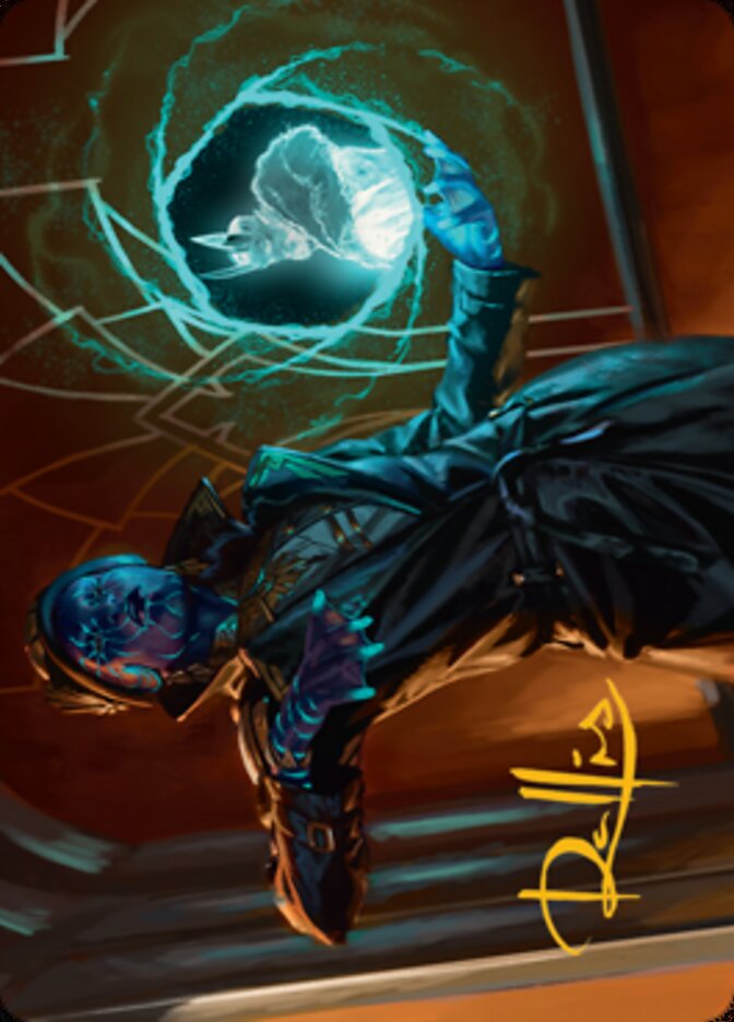 Kamiz, Obscura Oculus Art Card (Gold-Stamped Signature) [Streets of New Capenna Art Series] | Gam3 Escape