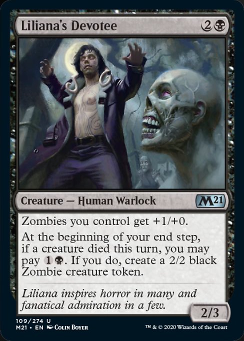 Liliana's Devotee [Core Set 2021] | Gam3 Escape
