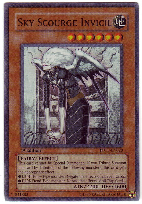 Sky Scourge Invicil [FOTB-EN023] Super Rare | Gam3 Escape