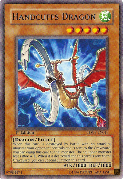 Handcuffs Dragon [TDGS-EN013] Rare | Gam3 Escape