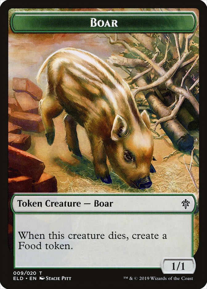 Boar [Throne of Eldraine Tokens] | Gam3 Escape