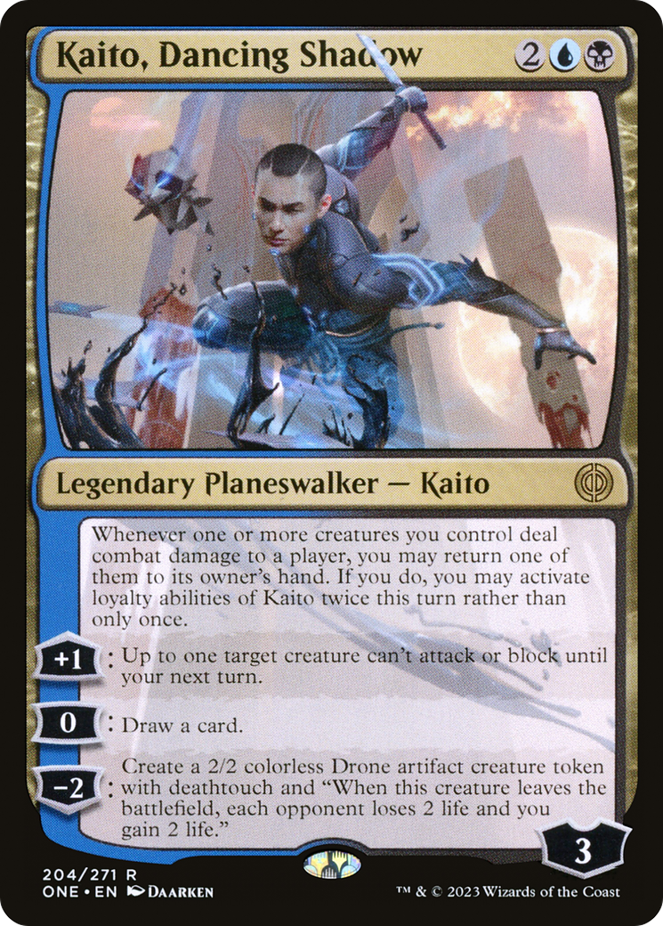 Kaito, Dancing Shadow [Phyrexia: All Will Be One] | Gam3 Escape