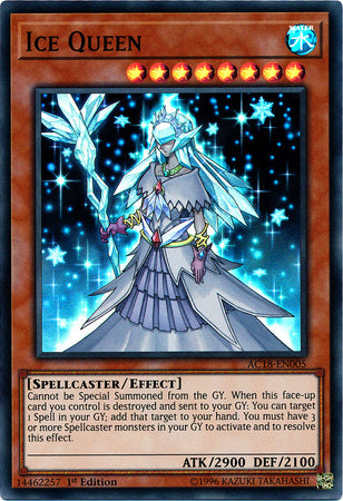 Ice Queen [AC18-EN005] Super Rare | Gam3 Escape