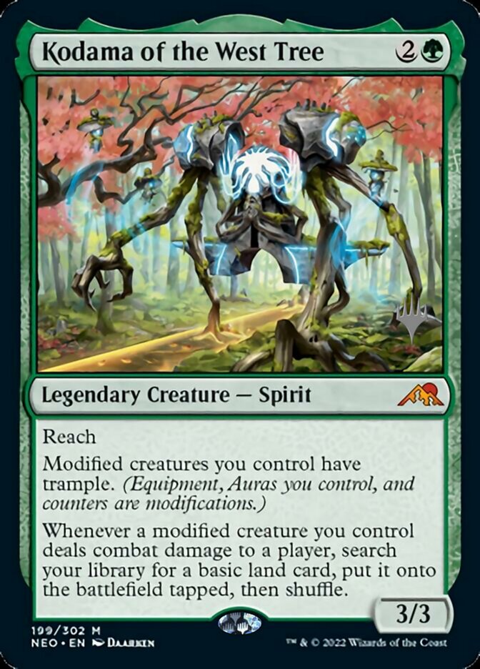 Kodama of the West Tree (Promo Pack) [Kamigawa: Neon Dynasty Promos] | Gam3 Escape