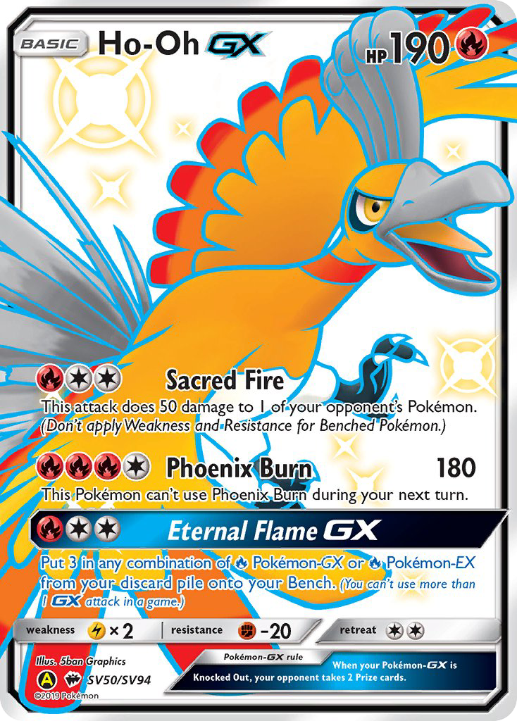 Ho-Oh GX (SV50/SV94) [Sun & Moon: Hidden Fates - Shiny Vault] | Gam3 Escape