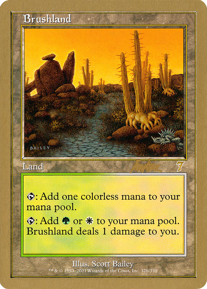 Brushland (Brian Kibler) [World Championship Decks 2002] | Gam3 Escape