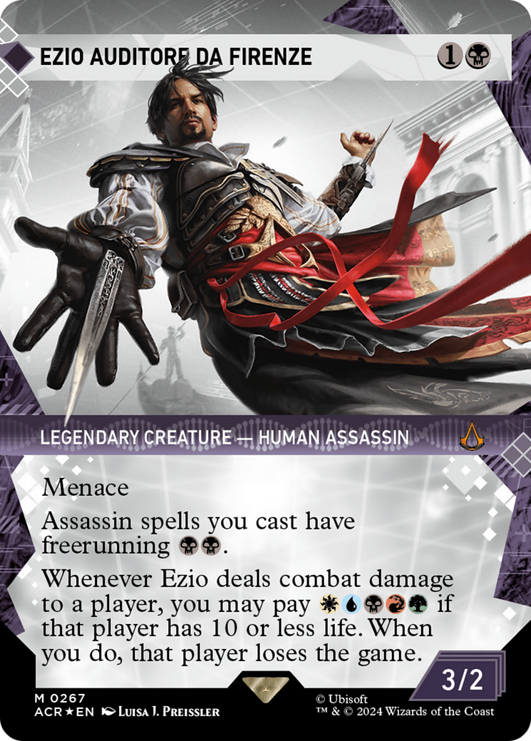 Ezio Auditore da Firenze (Showcase) (Textured Foil) [Assassin's Creed] | Gam3 Escape