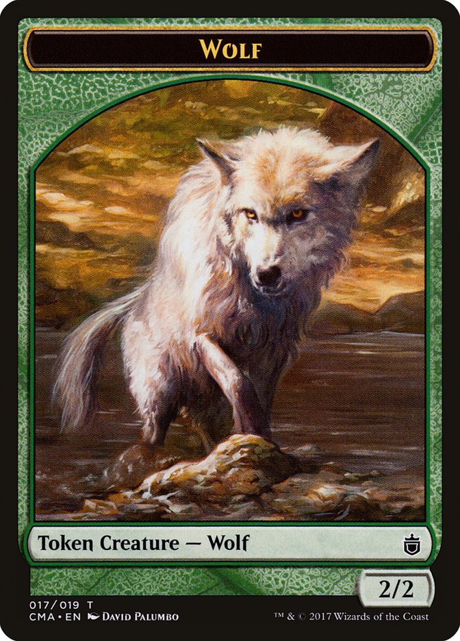 Wolf (017/019) [Commander Anthology Tokens] | Gam3 Escape