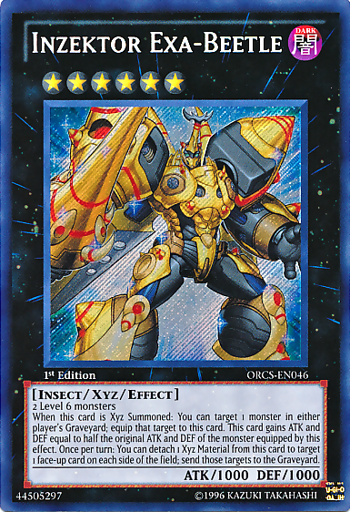 Inzektor Exa-Beetle [ORCS-EN046] Secret Rare | Gam3 Escape