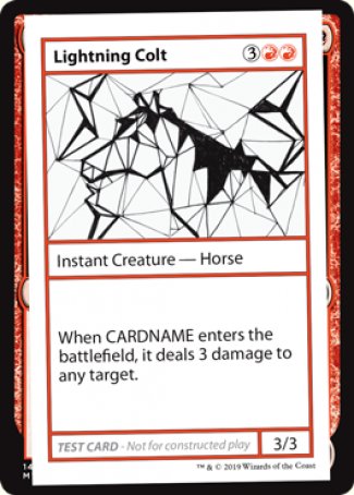 Lightning Colt (2021 Edition) [Mystery Booster Playtest Cards] | Gam3 Escape